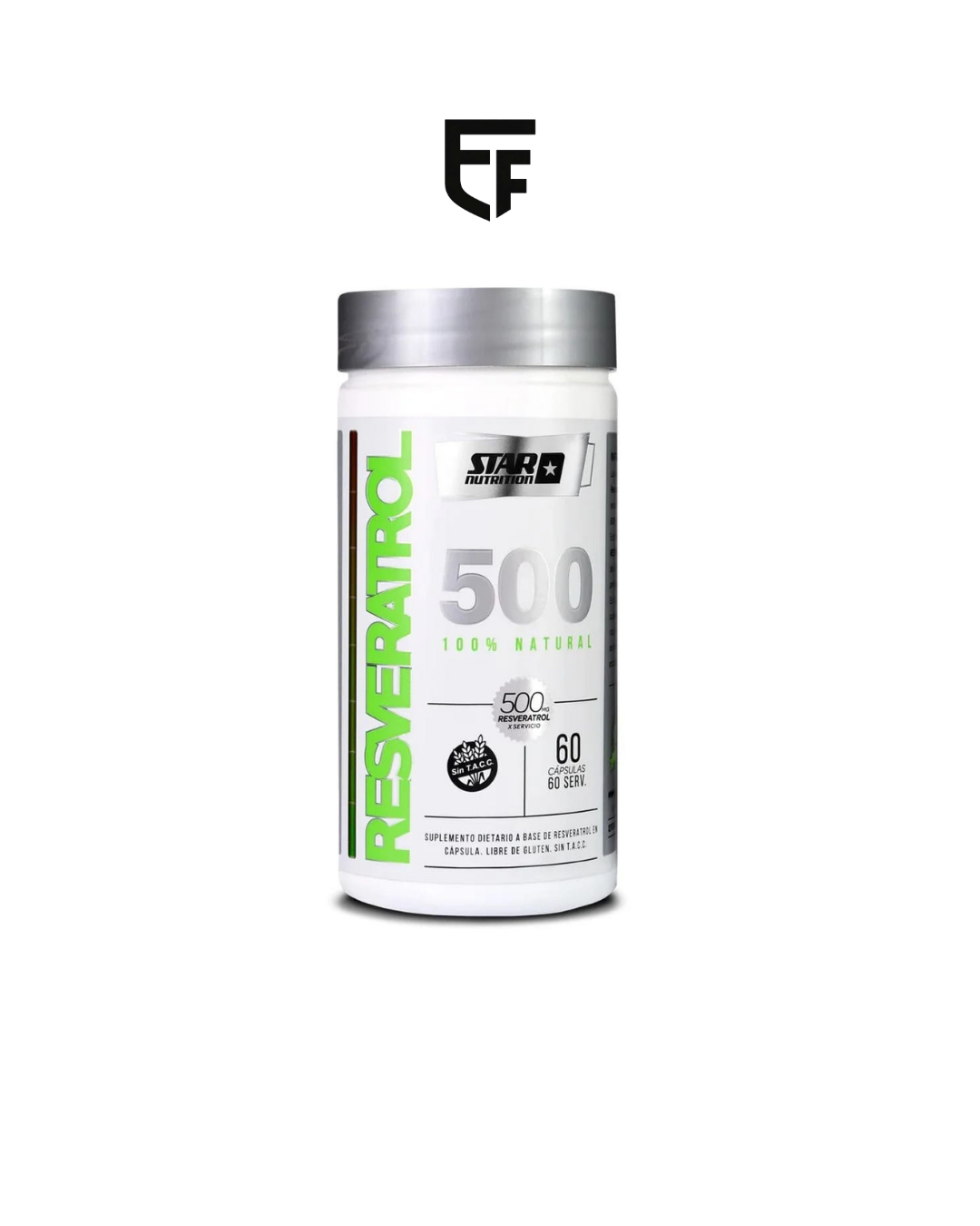 RESVERATROL 500 X60CAPS -STAR NUTRITION