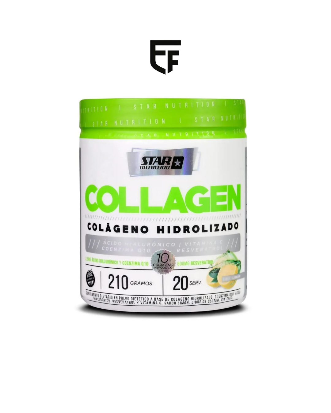 COLAGENO HIDROLIZADO X210G LIMON - STAR NUTRITION