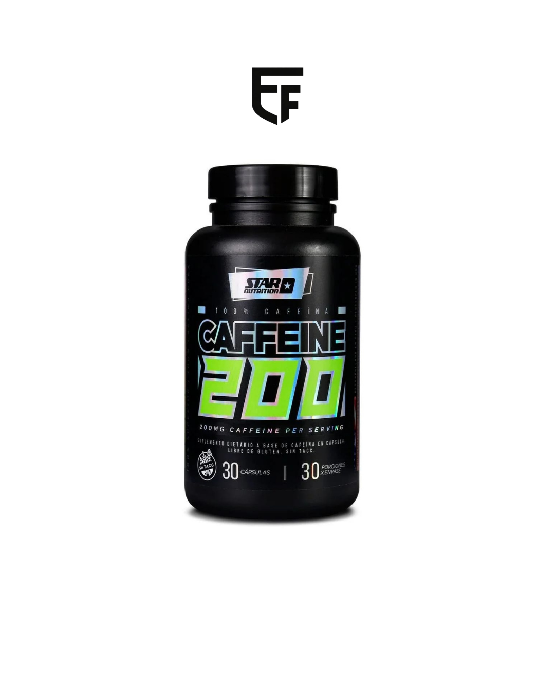 CAFEINA 200MG X30CAPS - STAR NUTRITION