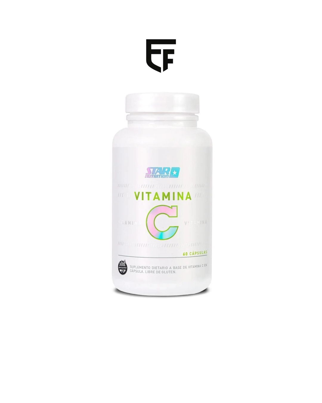 VITAMINA C/ ACIDO ASCORBICO X60 CAPS - STAR NUTRITION