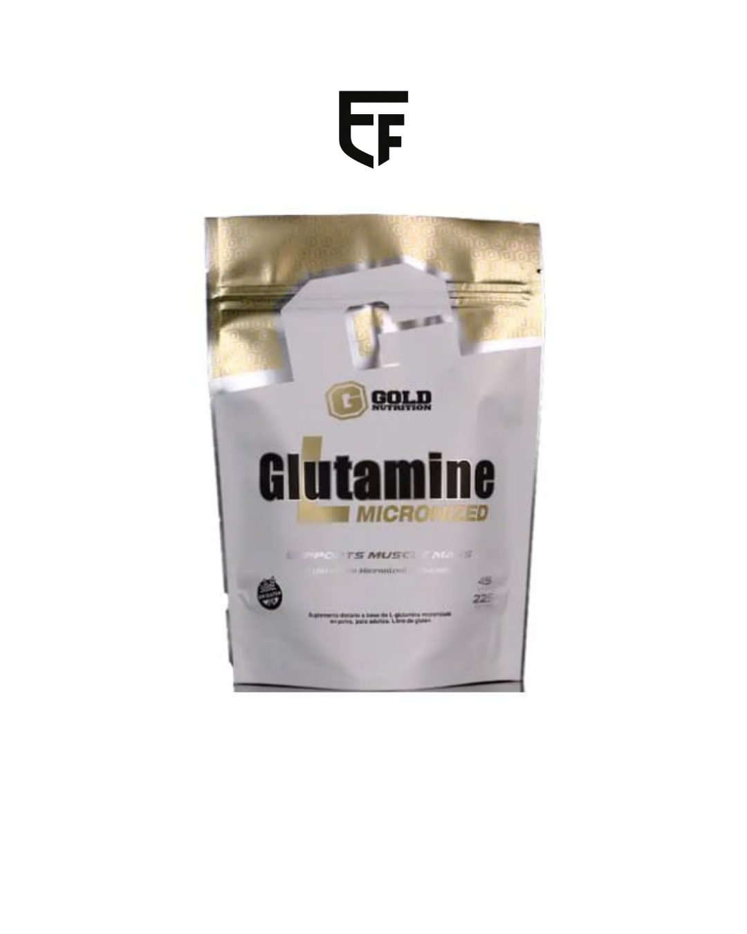 L-GLUTAMINE MICRONIZED X225gr - GOLD NUTRITION