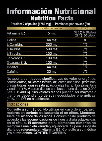 LIPO GOLD ELITE X60CAPS - GOLD NUTRITION — foto 2